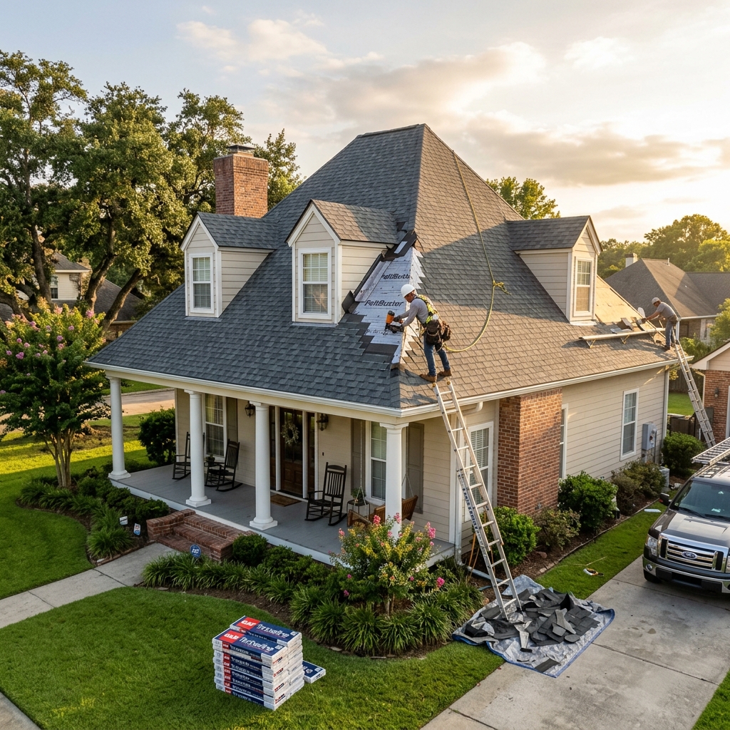 Above Roofing Ltd completed roof replacement on Swansea home